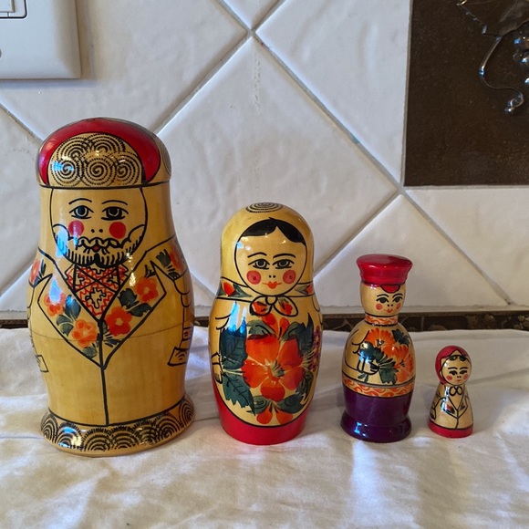 Accents Vintage Nesting Dolls Made In Ussr Poshmark